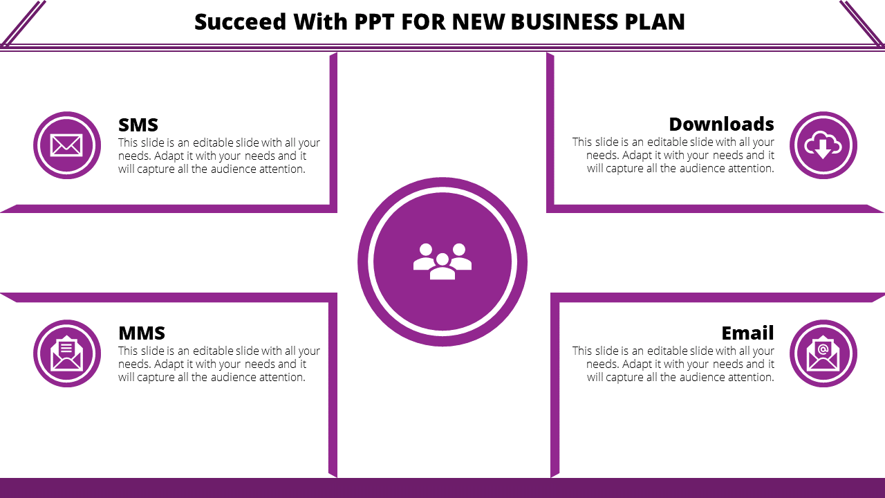 Amazing PPT For New Business Plan Slides Templates